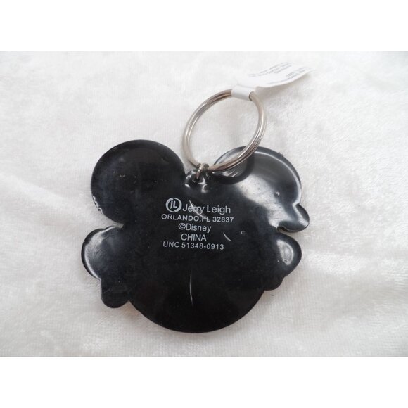 Disney Mickey Mouse Rubber Keychain With Colorful Logo - Picture 4 of 5